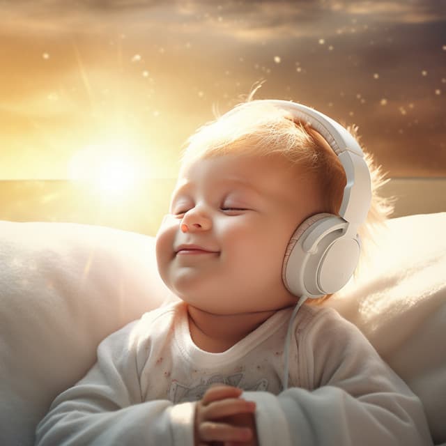 Sunset Hues: Baby Sleep Vistas - Baby Shushing