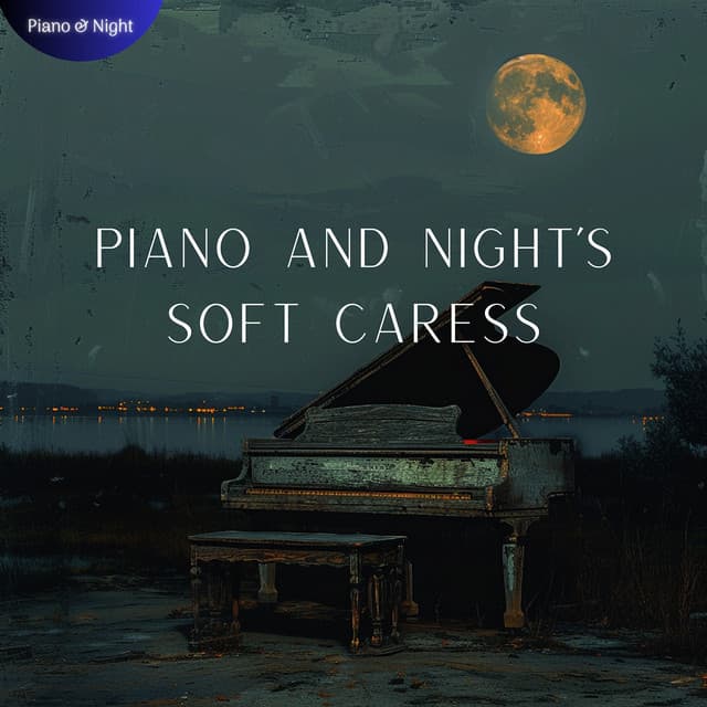 Piano and Night's Soft Caress: Melodies for Quietude - Piano & Night