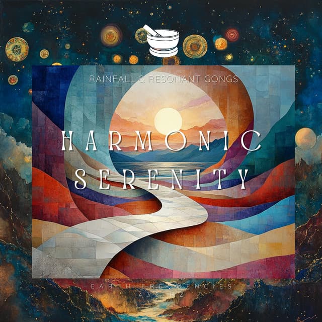 Harmonic Serenity: 432 Hz Rainfall & Resonant Gongs - Earth Frequencies 432 Hz