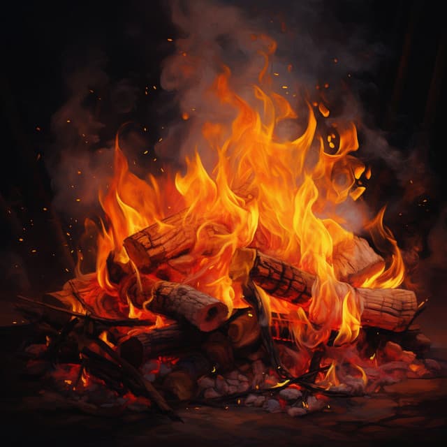 Sueño Calmante Del Fuego: Sonidos De La Noche De Las Brasas - Sonidos de la vida