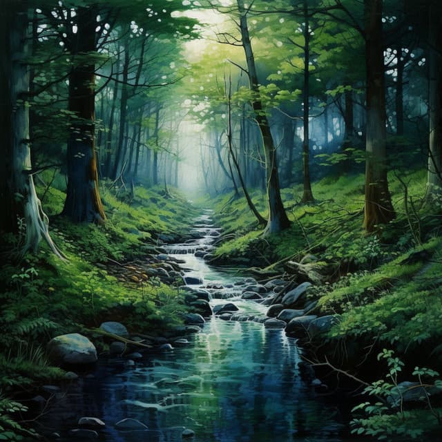 Daybreak by the Stream: Birdsong Serenity - Music of the Forest