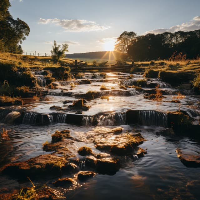 Corriente De Serenidad: Resonancia Relajante Del Río - Ambiente natural