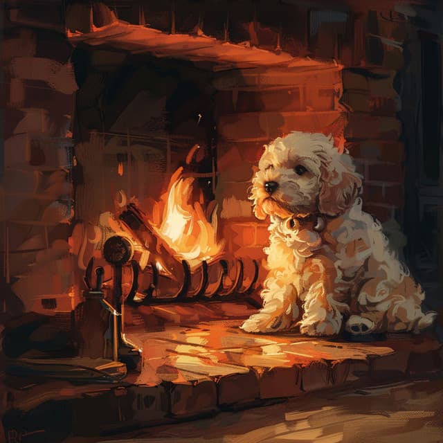 Confort De Fuego Cálido: Sonidos Reconfortantes Para Perros - Flujo rápido