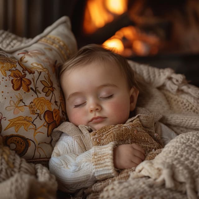 Calma Para Bebés Junto Al Fuego: Llamas Suaves Para La Hora De Dormir - Canciones de cuna para bebés