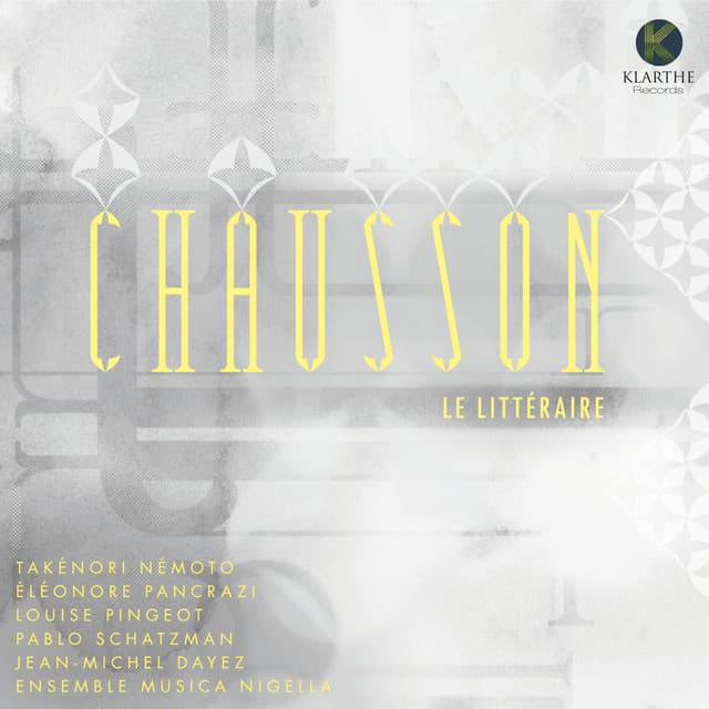 Chausson le littéraire - Ernest Chausson