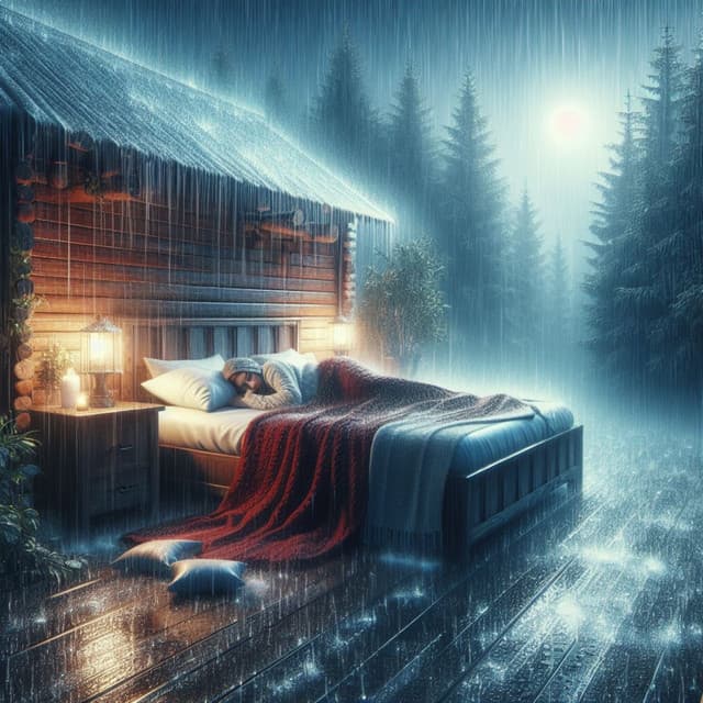 Fuerte Lluvia en la Ciudad de Noche para Dormir - ame