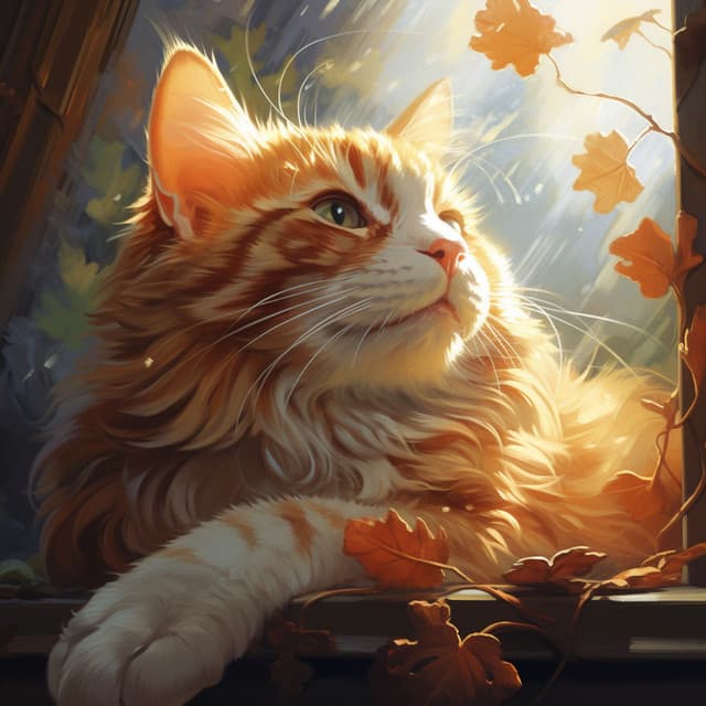 Fire Music for Felines: Cats Dancing in Ember Echoes - Christian Instrumental Music