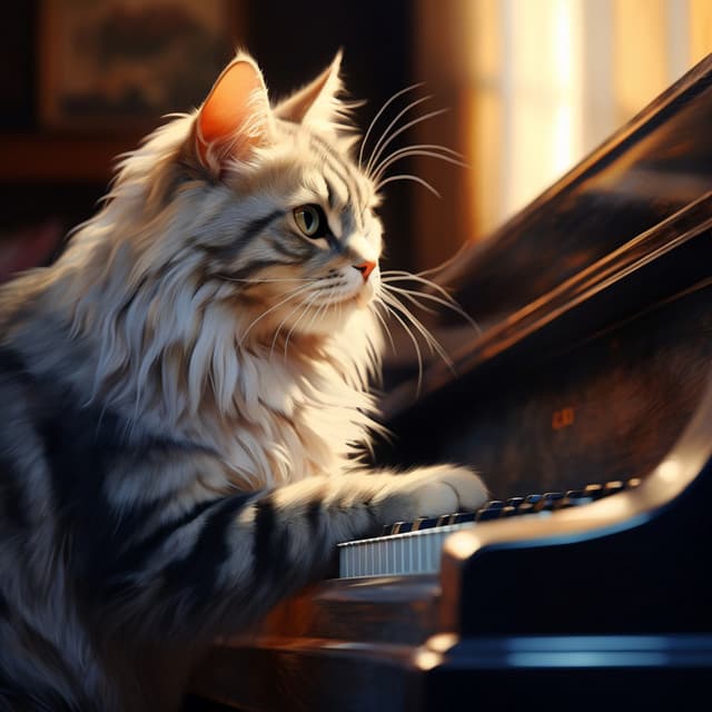 Piano Para Gatos: Armonía Elegante Del Ronroneo - Academia de Música Relajante de Piano Jazz