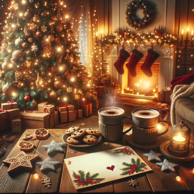 Warm Christmas Wishes: Cozy Family Moments, Snowy Jazz Serenity - Magic Winter