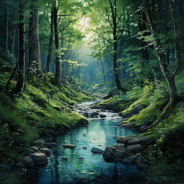 River's Melodic Journey to Relaxation - Mind of Peace