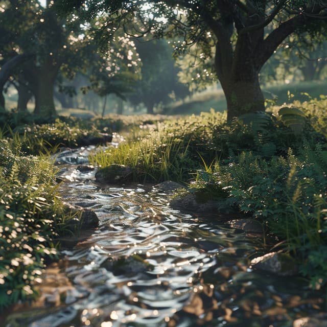 Serene Stream: Tranquil Water Relaxation - Mother Earth HD