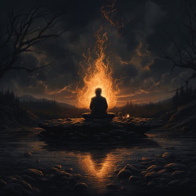 Spa De Meditación Junto Al Fuego: Cálida Calidez Y Ambiente - Sonido del Bosque