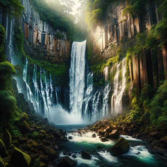 Peaceful Echoes of Waterfall - Pat McKenneth