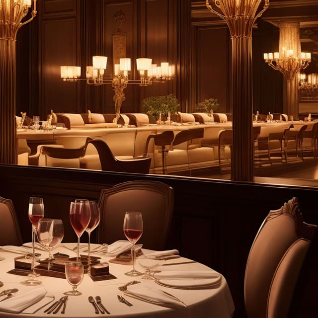 Silk Evening Venue: Sophisticated Dining, Timeless Hotel Bar, Chillout Bistro Atmosphere, Grand Hotel Entrance - Easy Listening Restaurant Jazz