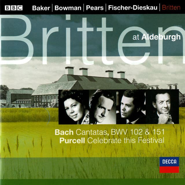Bach, J.S.: Cantatas Nos. 102 & 151 / Purcell: Celebrate this Festival - Benjamin Britten