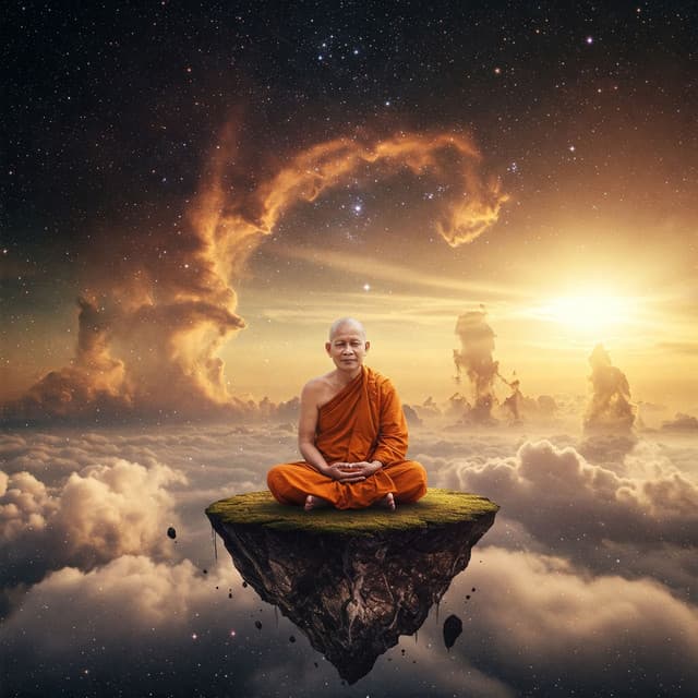 Call of the Celestial Monk - Ancient Asian Oasis