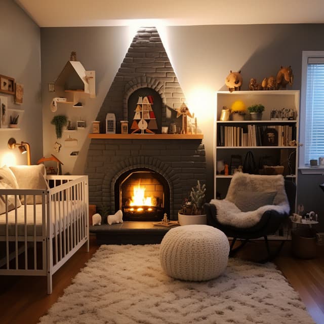 Llamas Para La Serenidad De Los Bebés: Música A La Luz Del Fuego - Música pacífica