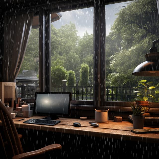 Workplace Rain Retreat: Productive Drizzle Melodies - Hidden Gems Nature