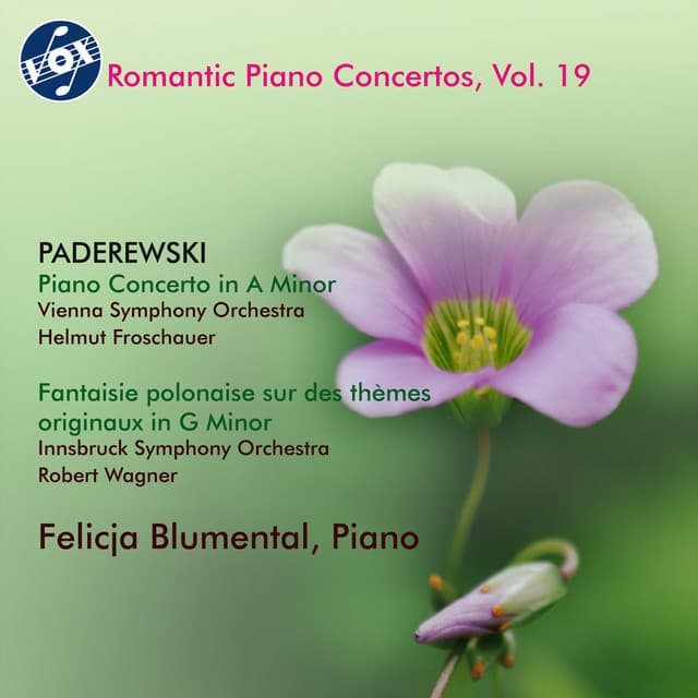 Romantic Piano Concertos, Vol. 19 - Ignacy Jan Paderewski