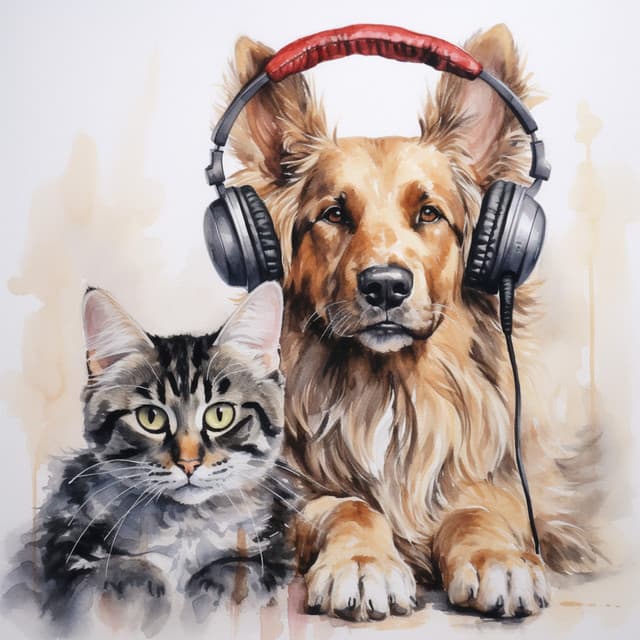 Caninos Binaurales: Ecos Relajantes De Perros - Lazers binaurales