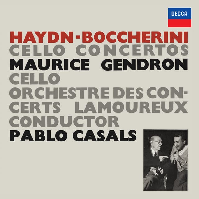 Naydn: Cello Concerto in D Major, H.VIIb No. 2; Boccherini: Cello Concerto in B-Flat Major, G.482 - Maurice Gendron