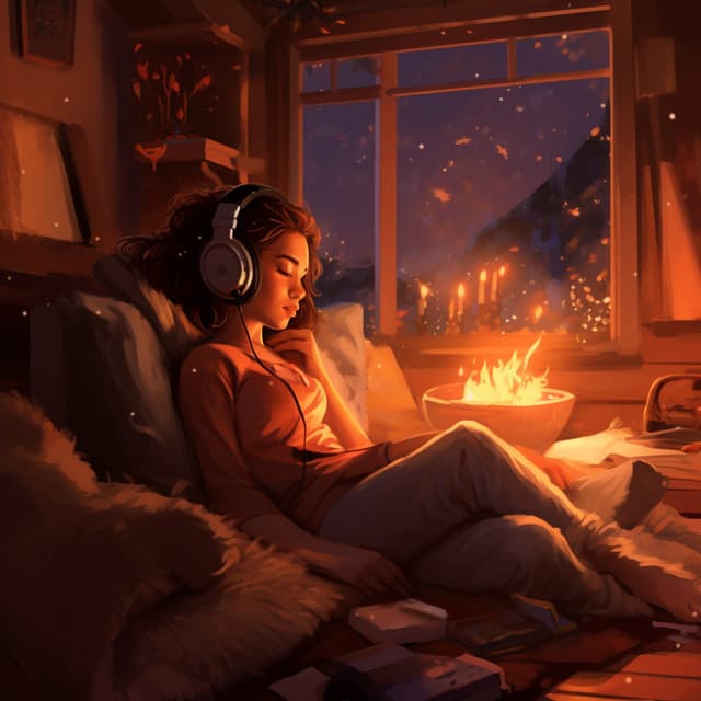 Ember Dreams: Sleep's Flame Harmonies - Sleep Manifestation