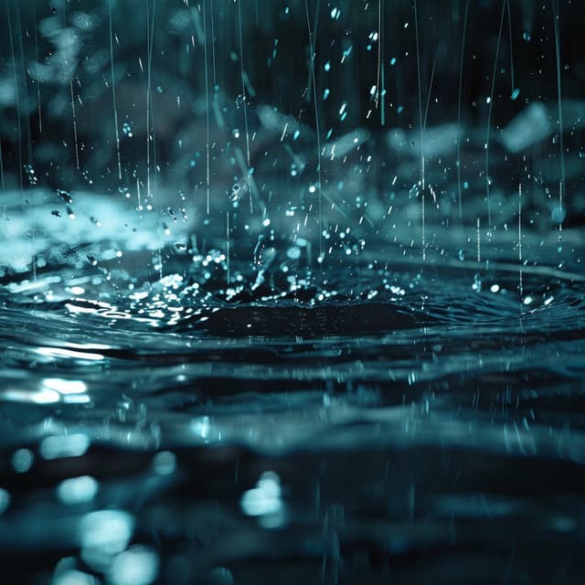 Soothing Binaural Rain for Sleep Therapy - Soothing Night Music
