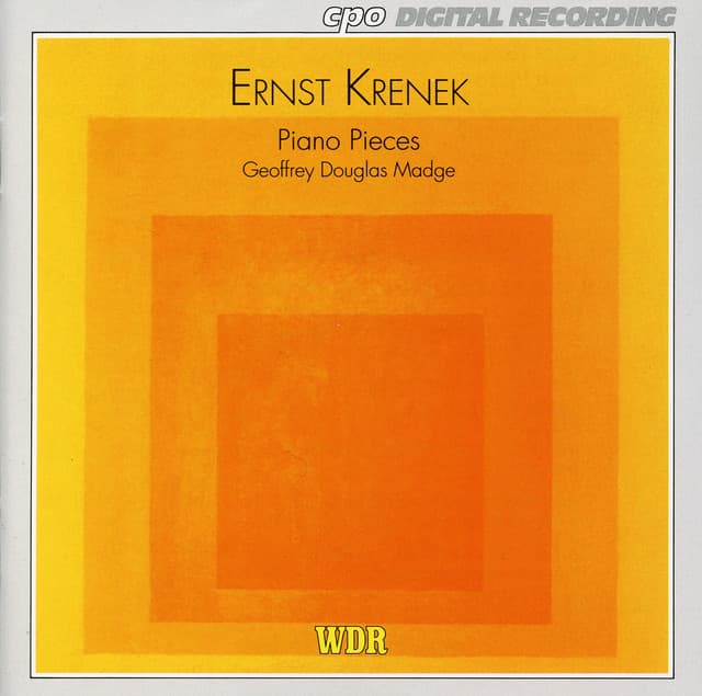 Krenek: Piano Pieces - Ernst Krenek