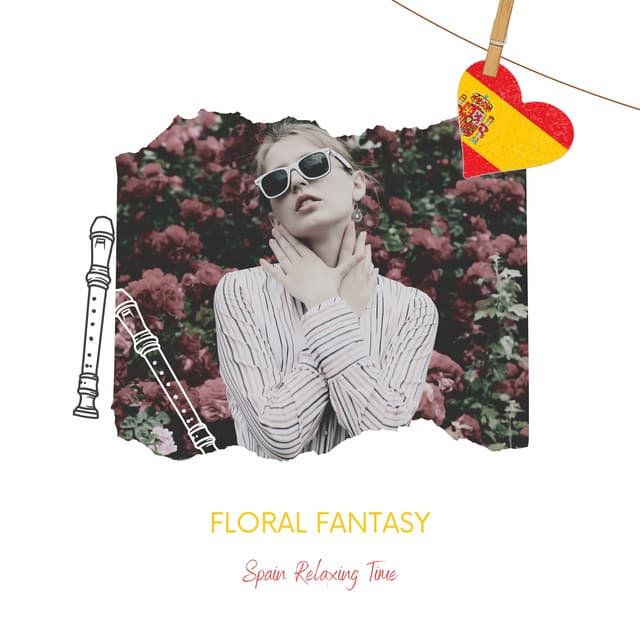 Floral Fantasy: A Flute's Journey Through Spanish Echoes - Spain Relaxing Time