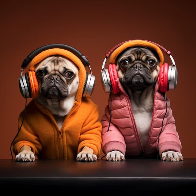 Music for Dogs: Harmonious Piano Hounds - Piano dust Covers