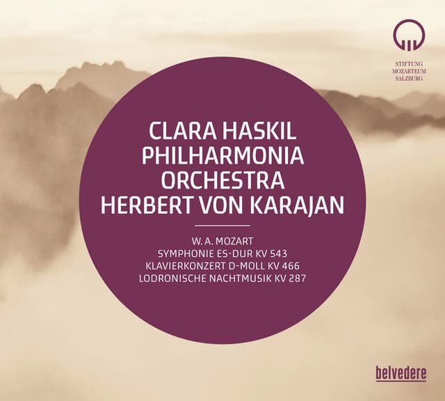 Mozart: Symphony No. 39, K. 543, Piano Concerto No. 20, K. 466 & Divertimento No. 15, K. 287 - Wolfgang Amadeus Mozart