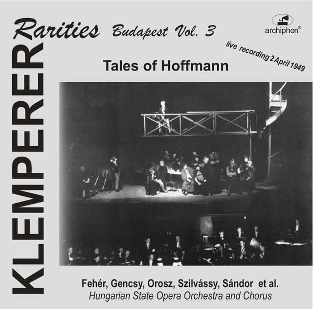 Klemperer Rarities: Budapest, Vol. 3 - Jacques Offenbach