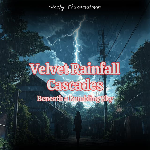 Velvet Rainfall Cascades Beneath a Rumbling Sky - Sleepy Thunderstorm
