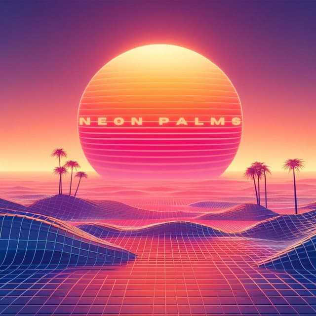 Neon Palms: Mirage of the Digital Dusk - Chill Out Galaxy