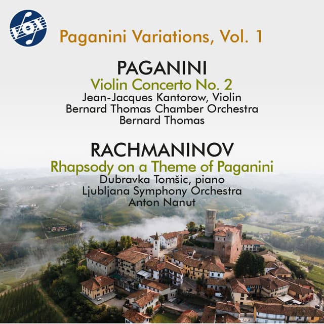 Paganini: Violin Concerto No. 2 & Rachmaninov: Rhapsody on a Theme of Paganini - Sergei Rachmaninoff