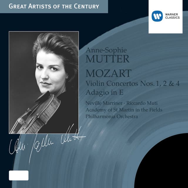 Mozart: Violin Concertos Nos. 1, 2 & 4 - Adagio in E Major, K. 261 - Wolfgang Amadeus Mozart