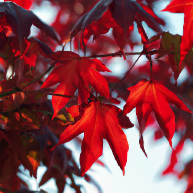 Crimson Maple Leaves - Asian Lofi