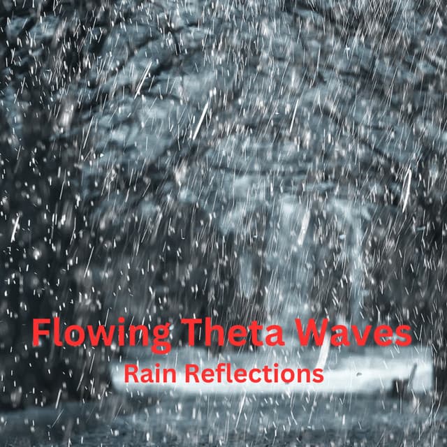 Flowing Theta Waves, Rain Reflections - Alpha Waves