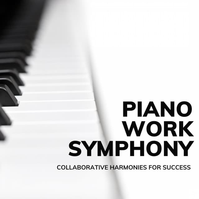 Piano Work Symphony: Collaborative Harmonies for Success - Relaxing Piano Music Classic