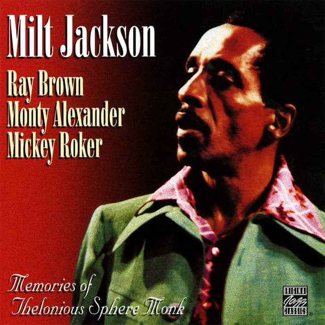 Memories Of Thelonious Sphere Monk - Milt Jackson