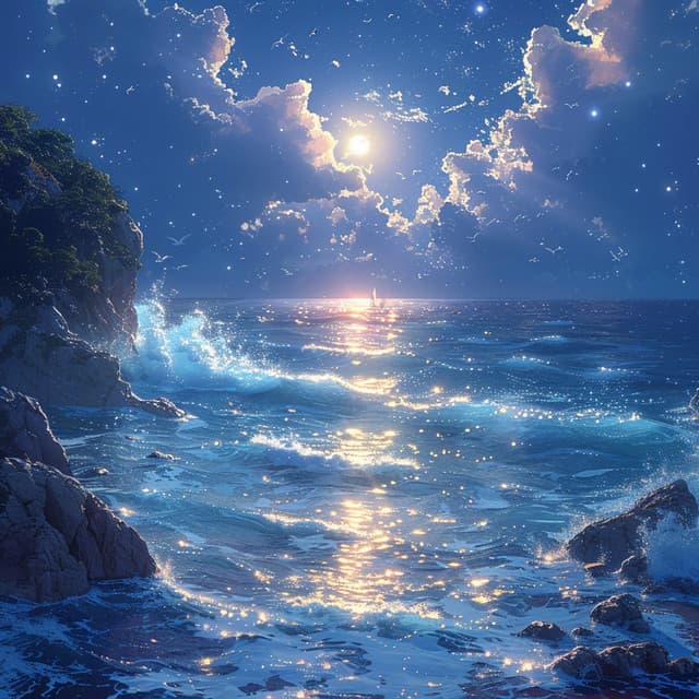 Océanos Eternos: Tranquilas Melodías De Paisajes Acuáticos - Música suave para la cena