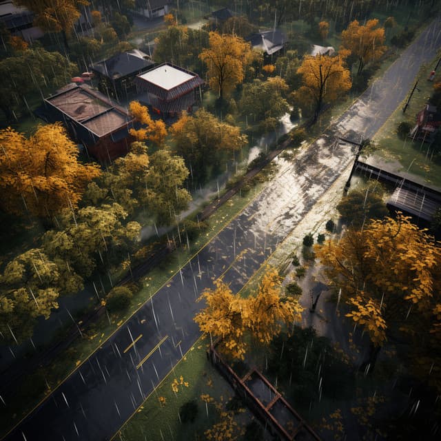 Feline Rain Relaxation: Gentle Rain Echoes - Relaxxium