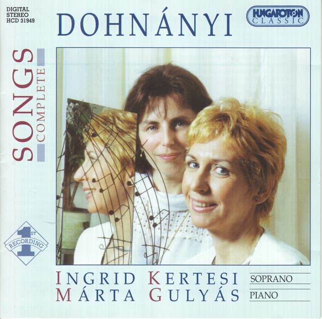 Dohnanyi: Complete Songs - Ernst von Dohnányi