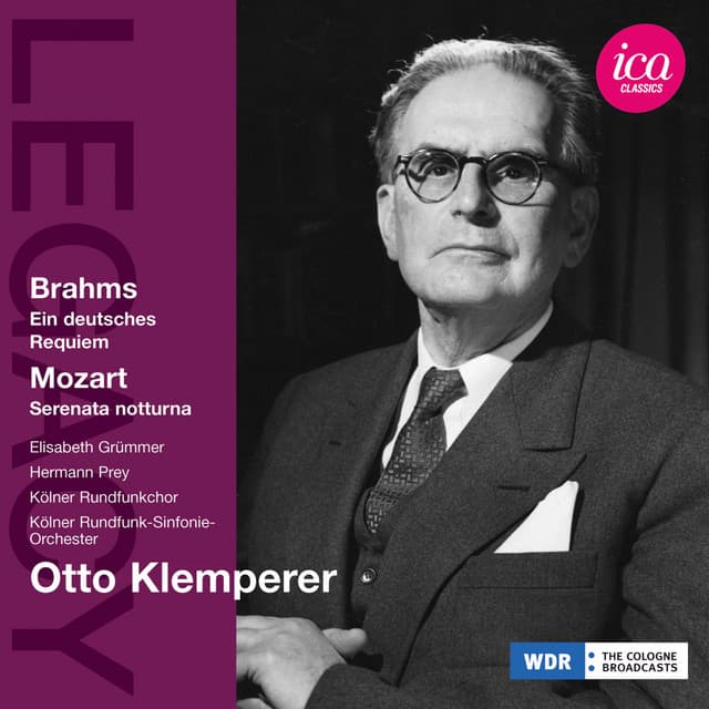 Brahms: Ein deutsches Requiem - Mozart: Serenata notturna - Otto Klemperer