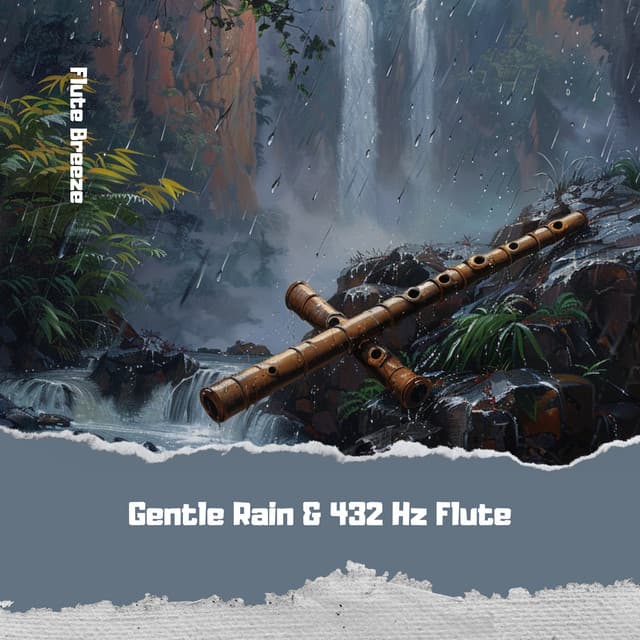 Gentle Rain & 432 Hz Flute: Melodies for the Mind - Flute Breeze