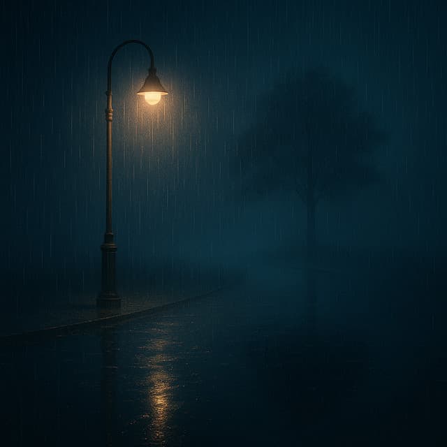 24Hr Rain: Midnight Showers - Meditation Rain Sounds
