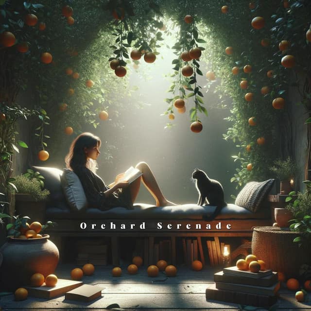 Orchard Serenade: A Jazz Escape - Calm Background Paradise