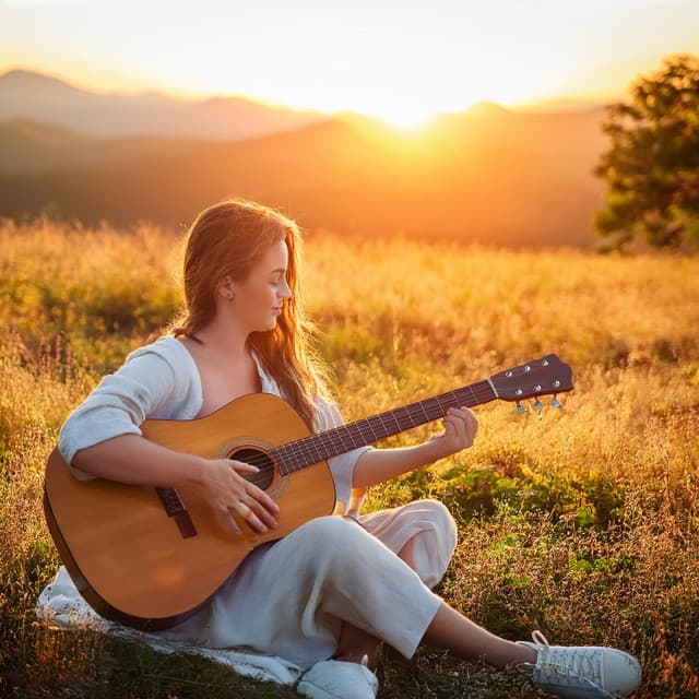 Música De Guitarra Para La Calma: Flujo Melódico Sereno - Musica Relajante de Guitarra Principal