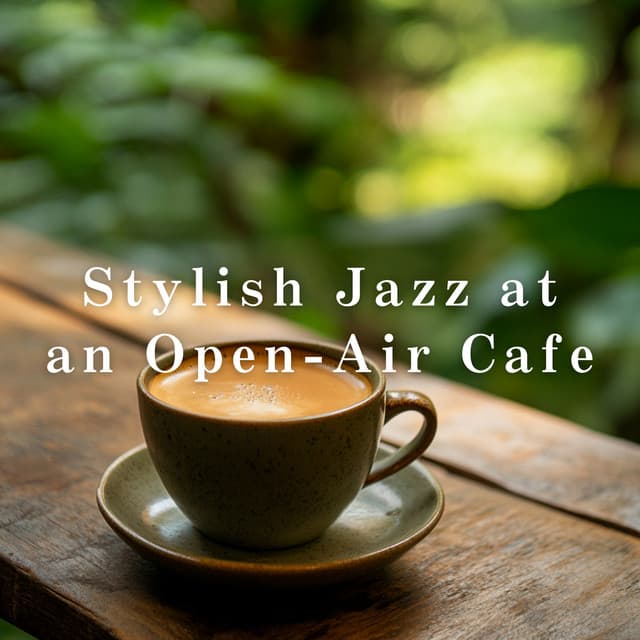 Stylish Jazz at an Open-Air Cafe - Relaxing Piano Crew