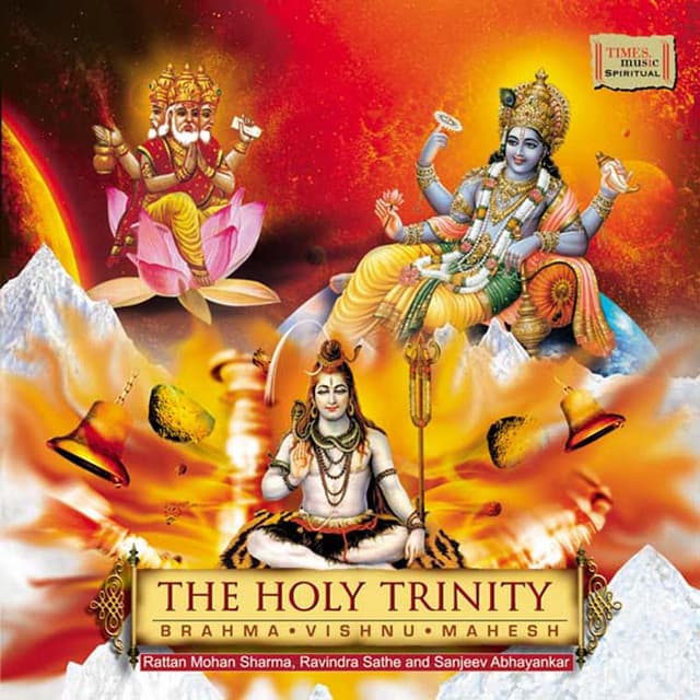 The Holy Trinity - Brahma Vishnu Mahesh - Rattan Mohan Sharma